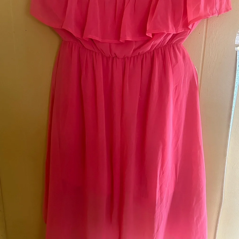 Elegant Pink Ruffled Kids Dress